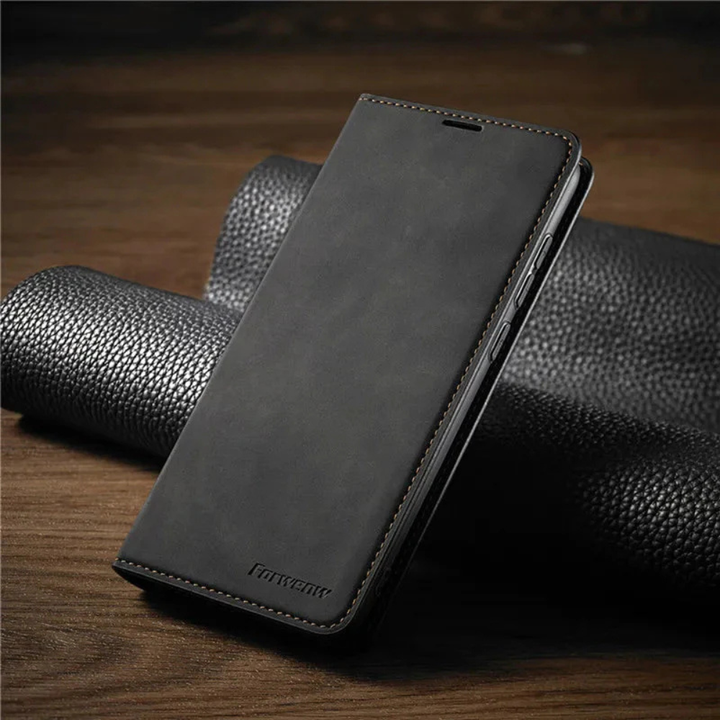 Leather Magnetic Phone Case Slim Shockproof Cover Noxord