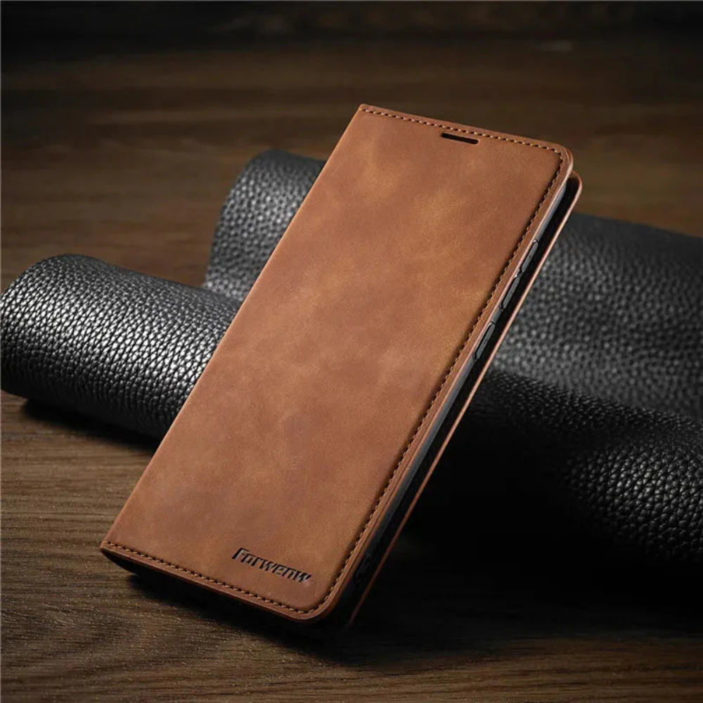 Leather Magnetic Phone Case Slim Shockproof Cover Noxord