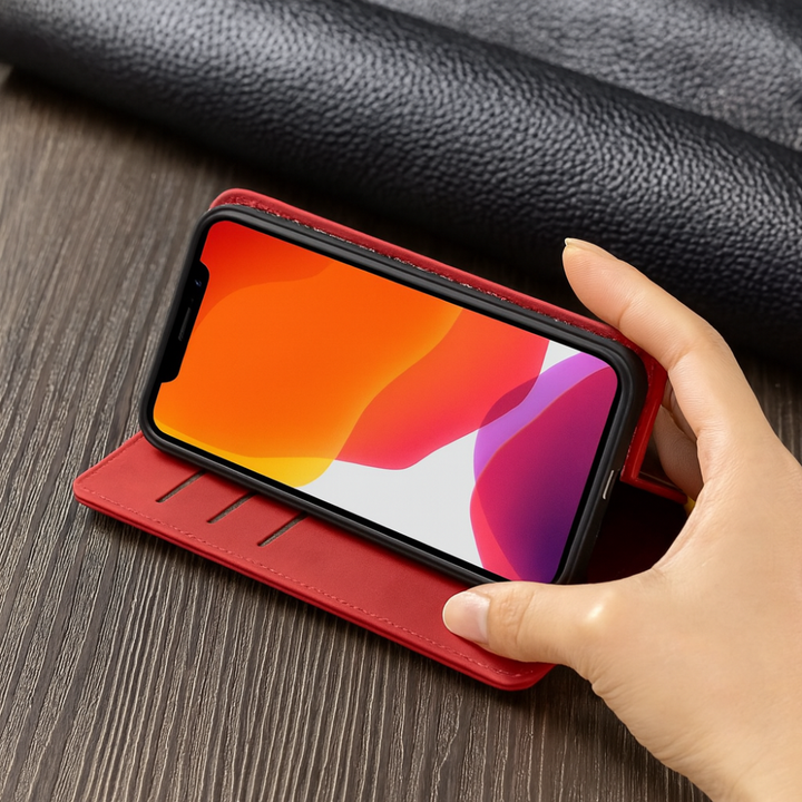 Leather Magnetic Phone Case Slim Shockproof Cover Noxord