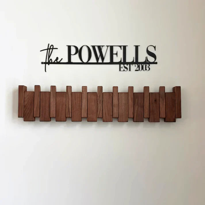 Piano Coat Rack – Stylish and Space-Saving Wooden Coat Rack for Coats and Accessories | Kalsten