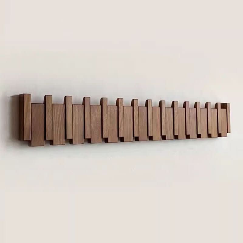 Handmade wooden wardrobe in piano style for stylish wall storage