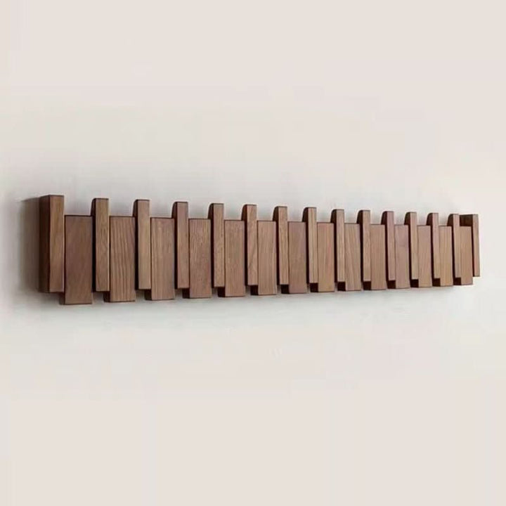 Handmade wooden wardrobe in piano style for stylish wall storage