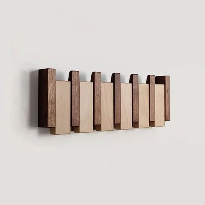 Handmade wooden wardrobe in piano style for stylish wall storage