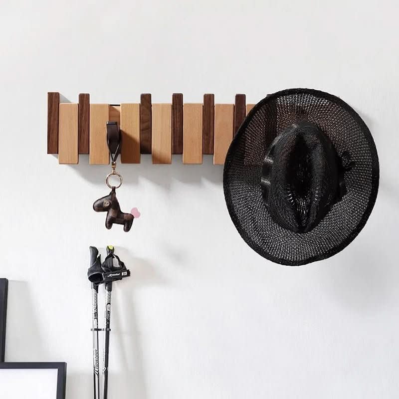 Handmade wooden wardrobe in piano style for stylish wall storage