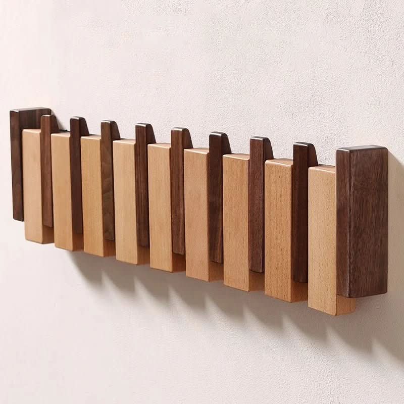 Handmade wooden wardrobe in piano style for stylish wall storage