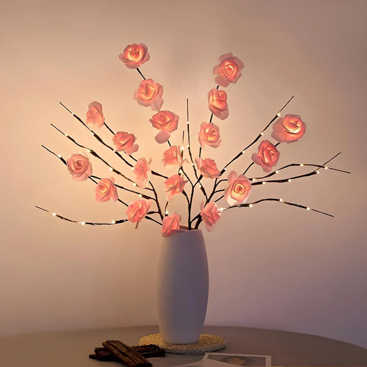 LED Lighted Artificial Branch Table Lamp | Kalsten