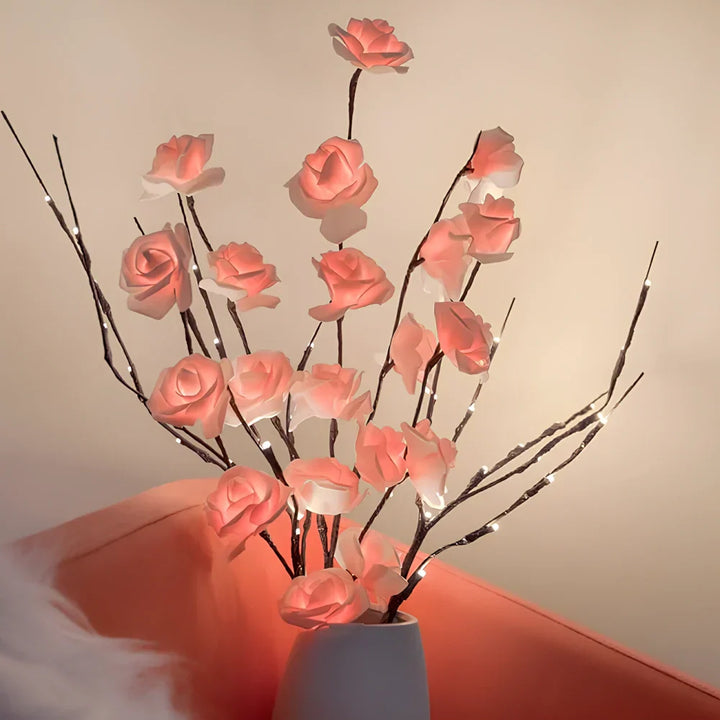 LED Lighted Artificial Branch Table Lamp | Kalsten