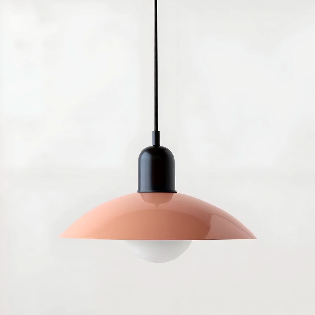 Noxord | Modern Macaron Bauhaus Pendant Light – Iron Shade