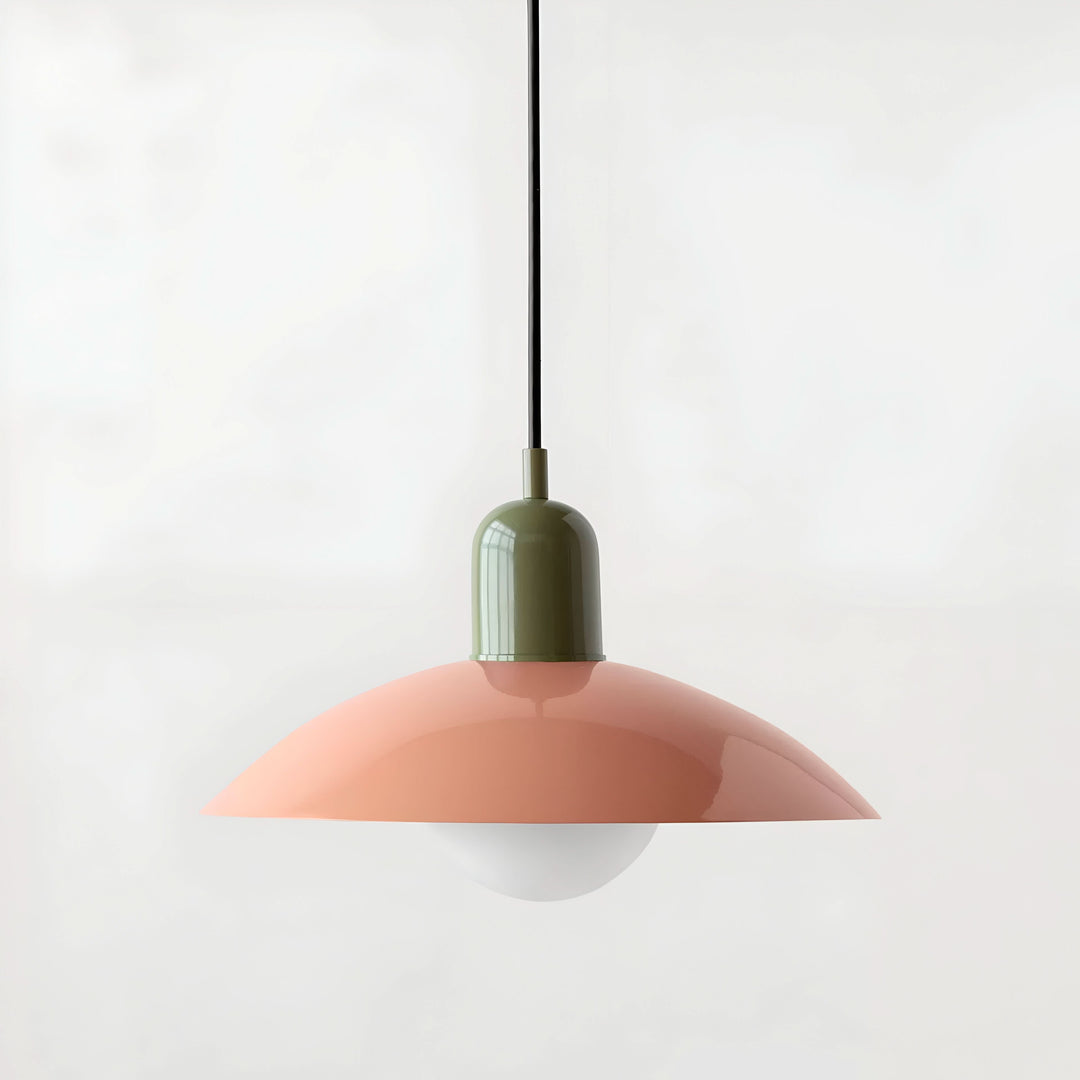 Noxord | Modern Macaron Bauhaus Pendant Light – Iron Shade