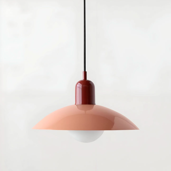 Noxord | Modern Macaron Bauhaus Pendant Light – Iron Shade