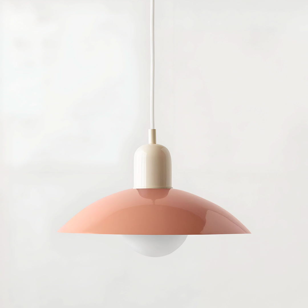 Noxord | Modern Macaron Bauhaus Pendant Light – Iron Shade