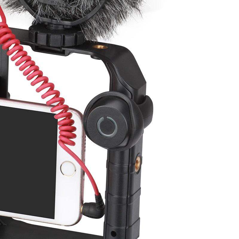 VideoGrip Smartphone Stabilizer – Professional Film Cage with Cold Shoe Mounts | Kalsten