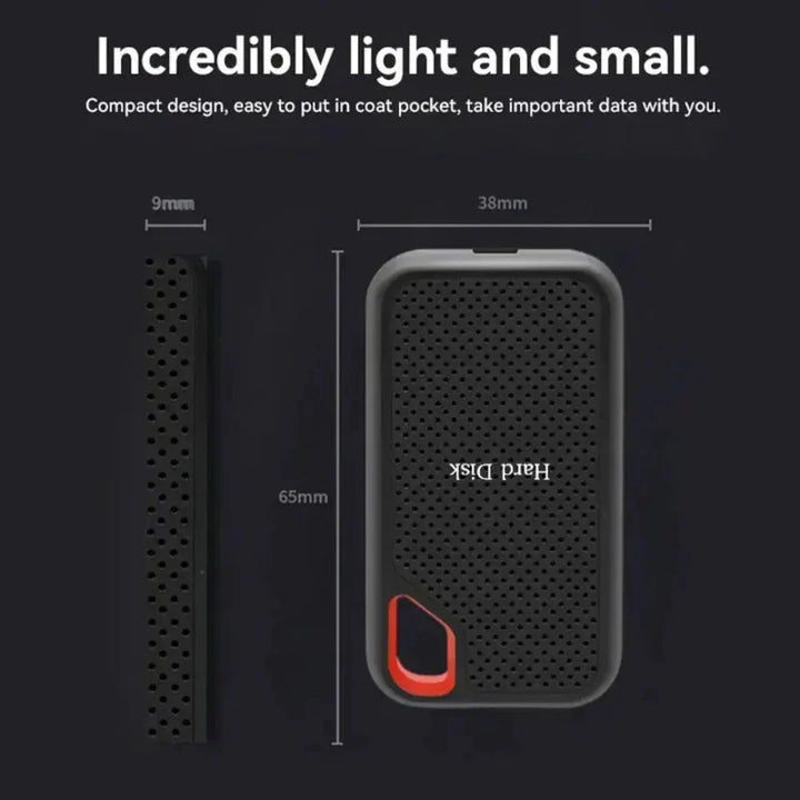 Kalsten | Portable External SSD Drive High Speed Data Transfer Shockproof Storage