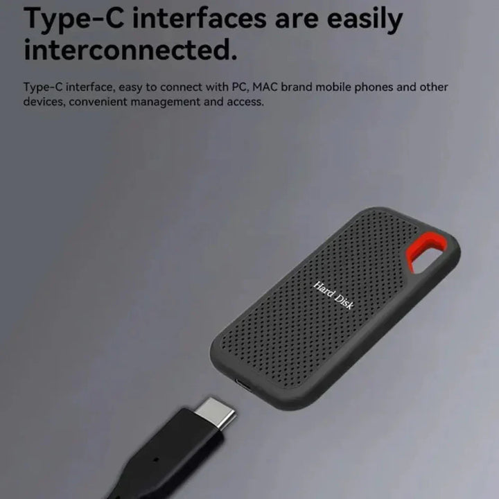 Kalsten | Portable External SSD Drive High Speed Data Transfer Shockproof Storage