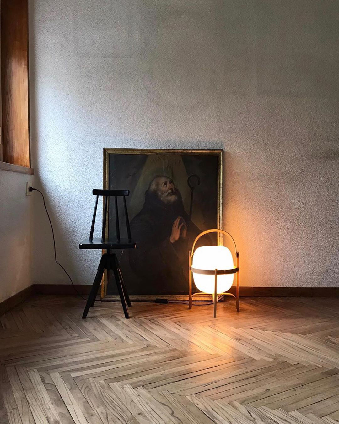Portable Lantern Glass Portable lamp Table Lamp | Kalsten