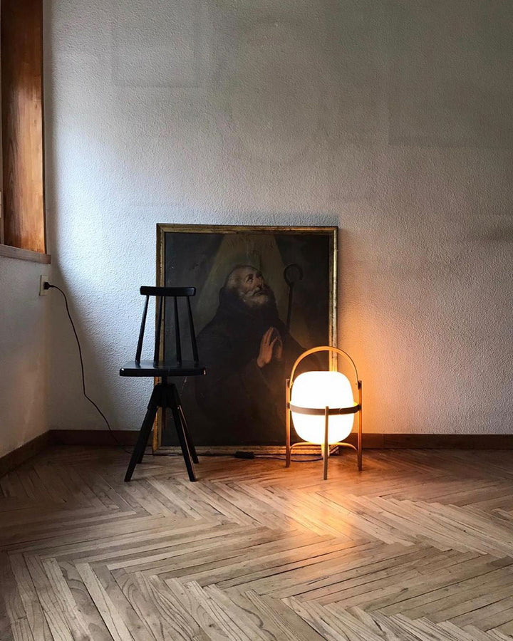 Portable Lantern Glass Portable lamp Table Lamp | Kalsten