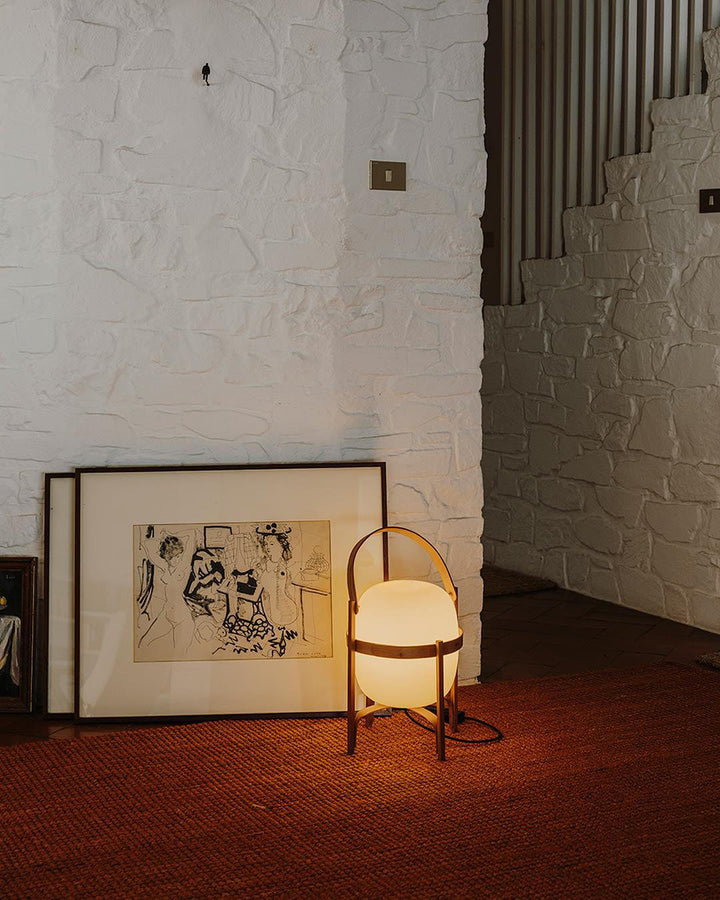 Portable Lantern Glass Portable lamp Table Lamp | Kalsten