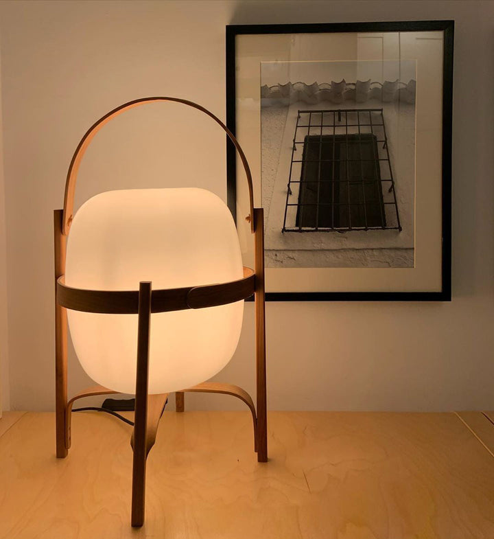 Portable Lantern Glass Portable lamp Table Lamp | Kalsten