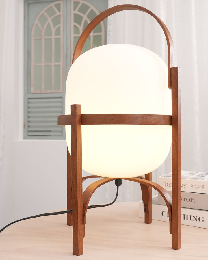 Portable Lantern Glass Portable lamp Table Lamp | Kalsten
