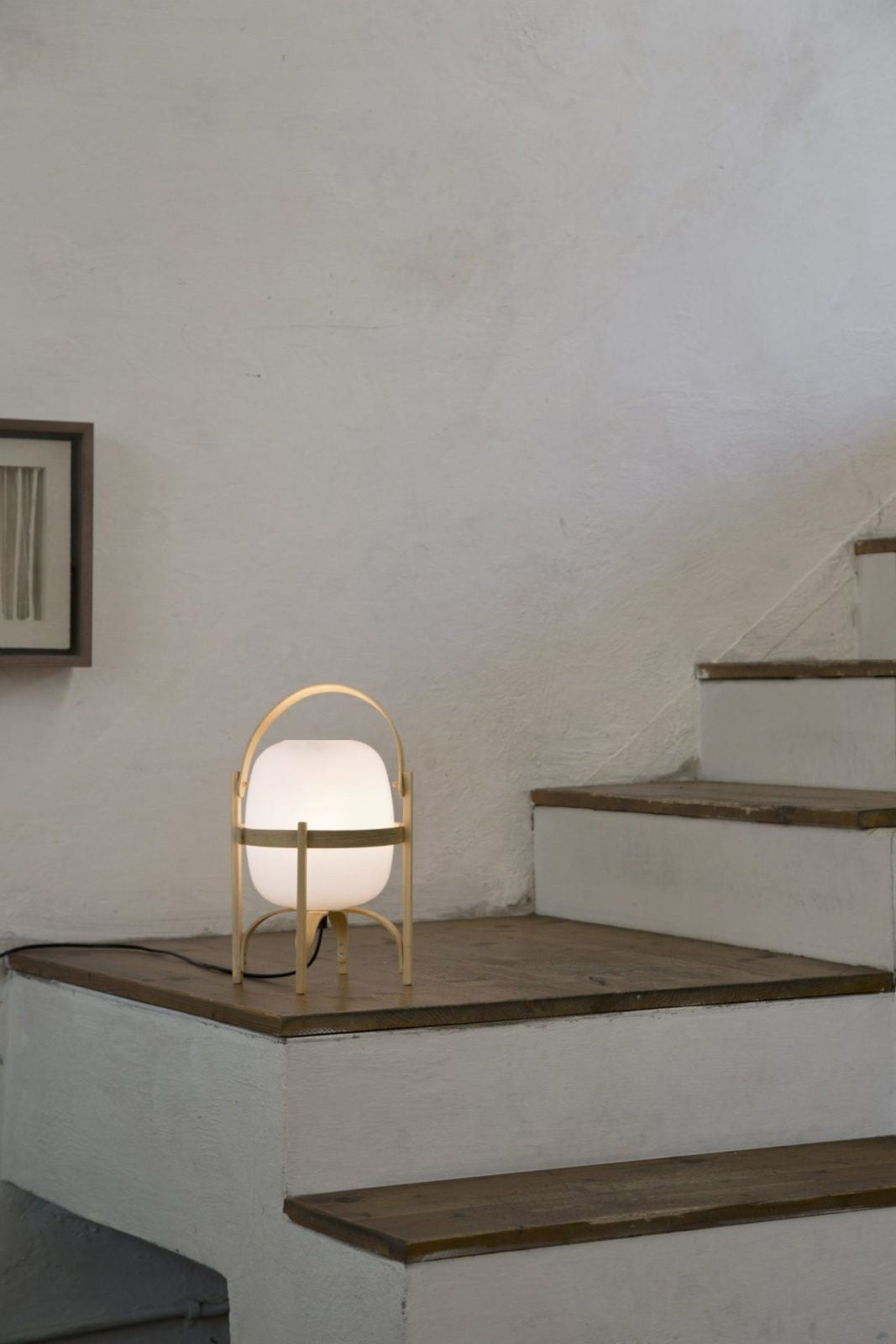 Portable Lantern Glass Portable lamp Table Lamp | Kalsten