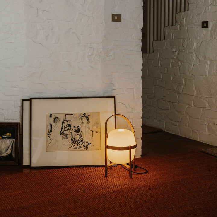 Portable Lantern Glass Portable lamp Table Lamp | Kalsten