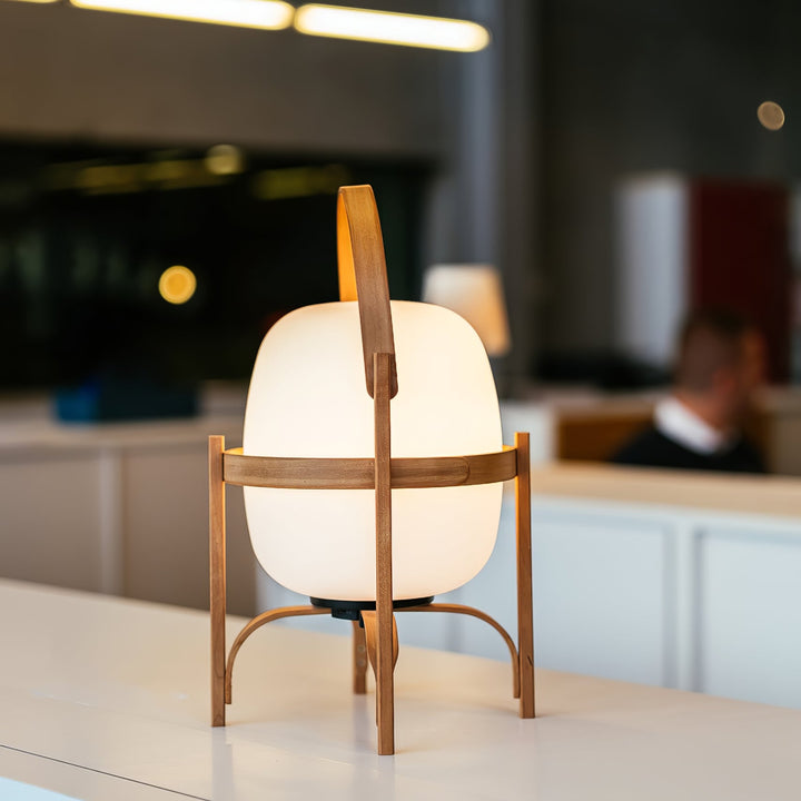 Portable Lantern Glass Portable lamp Table Lamp | Kalsten