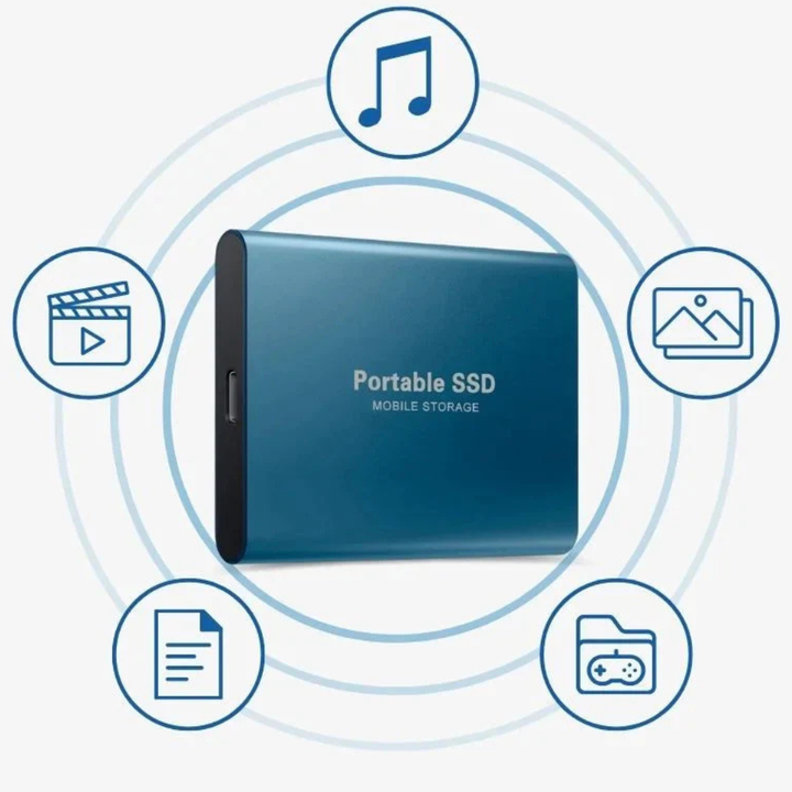 Kalsten | Portable SSD USB C External Aluminum Shockproof Solid State Drive