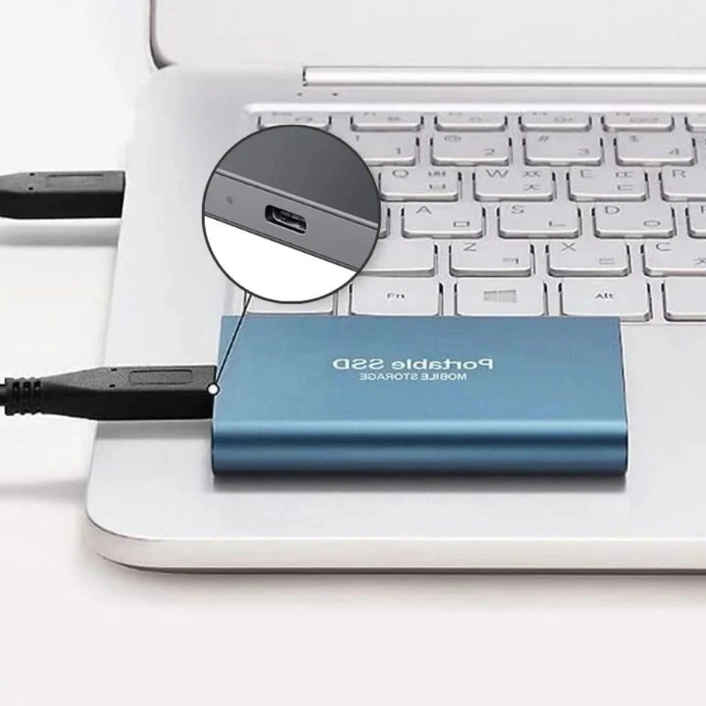 Kalsten | Portable SSD USB C External Aluminum Shockproof Solid State Drive
