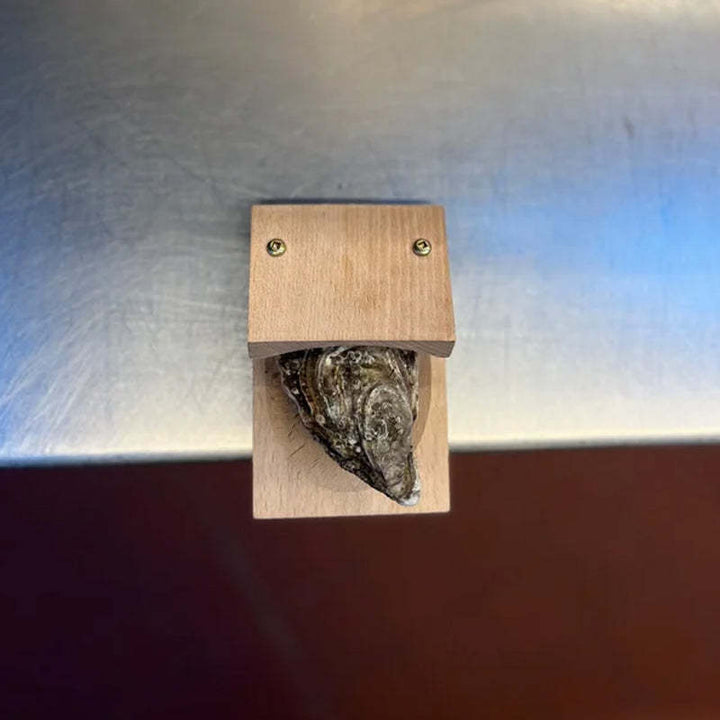 Kalsten | Premium wood handle oyster shell opener clamp