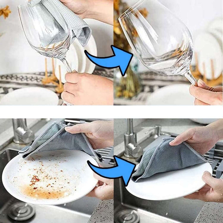 Soft Touch Wonder Cloth – Stripe-Free Cleaning of Glass, Mirrors & Stainless Steel | Kalsten