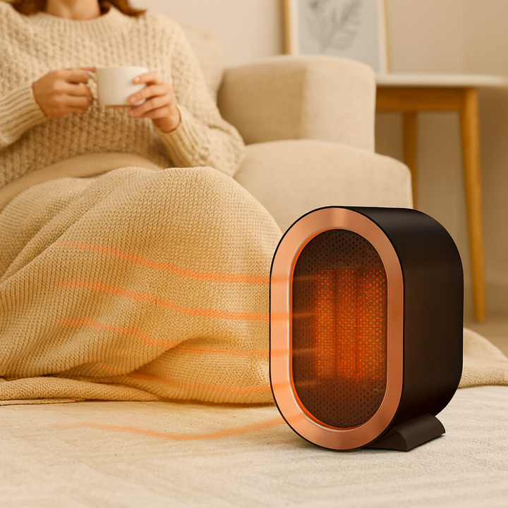 Kalsten | Portable Electric Heater Energy Efficient with Fast Heating - Compact, Quiet, Ideal for Home and Office