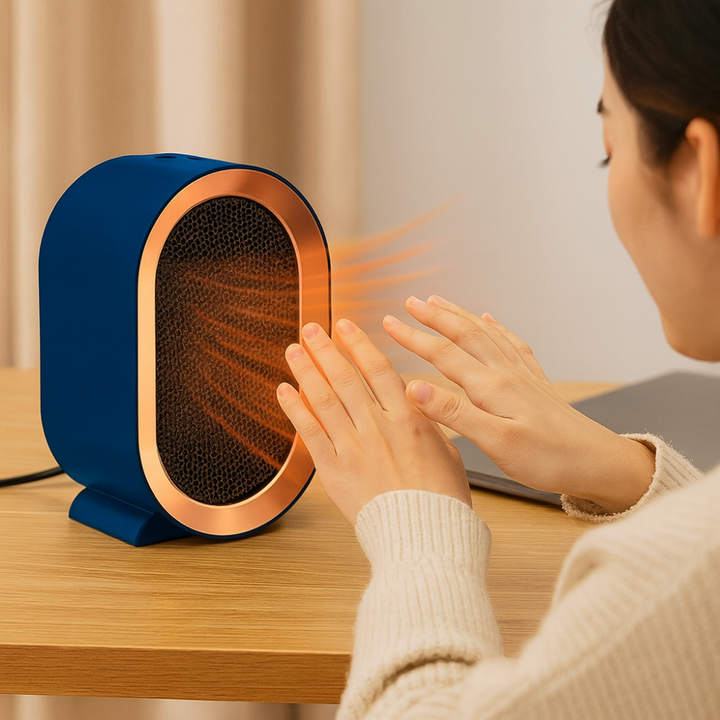 Kalsten | Portable Electric Heater Energy Efficient with Fast Heating - Compact, Quiet, Ideal for Home and Office