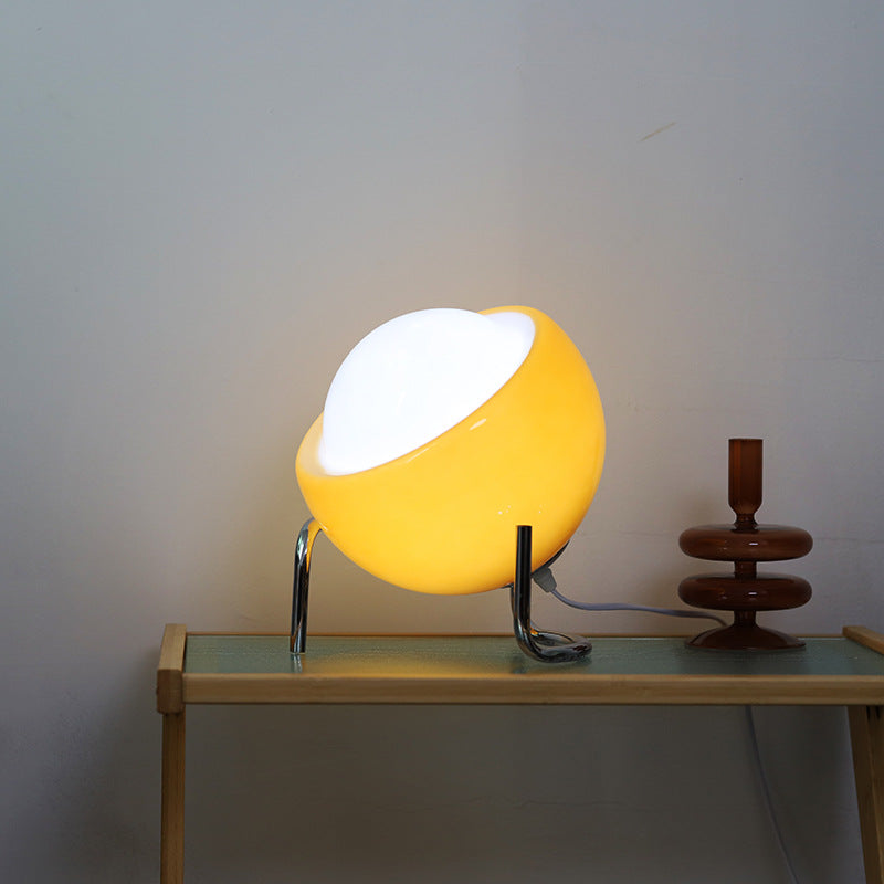 Bauhaus table lamp made of glass in retro style | LED table lamp | Kalsten