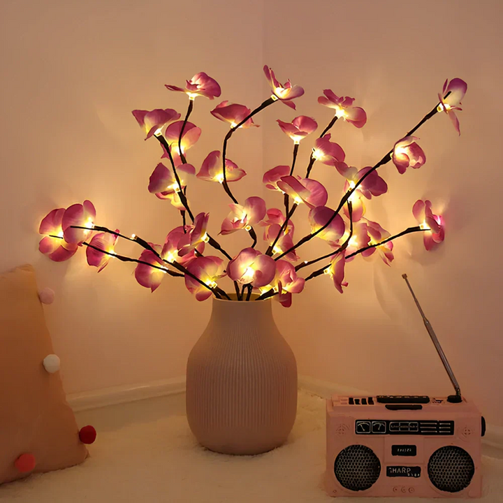 LED Lighted Artificial Branch Table Lamp | Kalsten