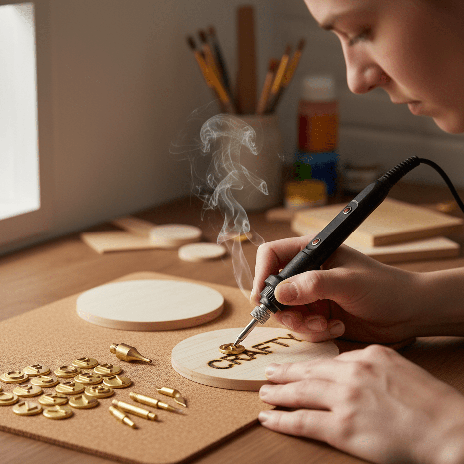 Noxord | piece Woodburning & Engraving Tool | Adjustable Temperature | DIY Craft Set | Wood, Leather & Metal