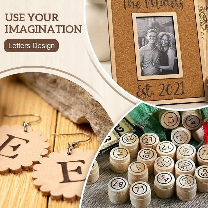 Noxord | piece Woodburning & Engraving Tool | Adjustable Temperature | DIY Craft Set | Wood, Leather & Metal