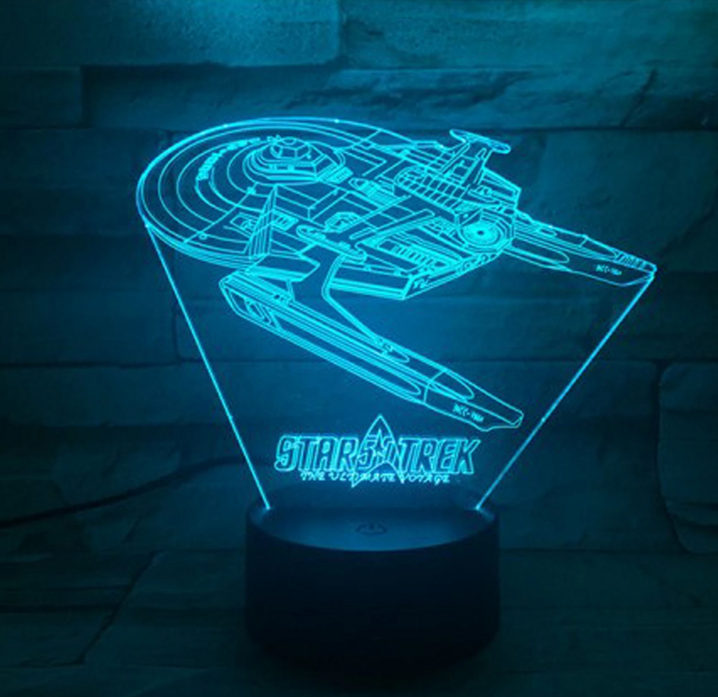 Star Trek 3D optical illusion lamp | Noxord
