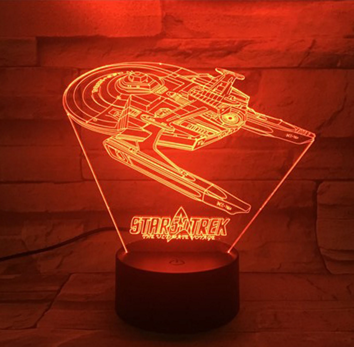 Star Trek 3D optical illusion lamp | Noxord