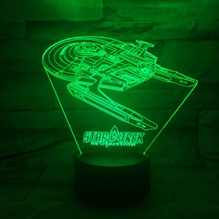 Star Trek 3D optical illusion lamp | Noxord