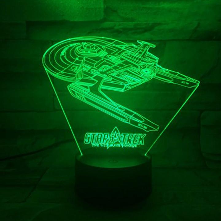 Star Trek 3D optical illusion lamp | Noxord