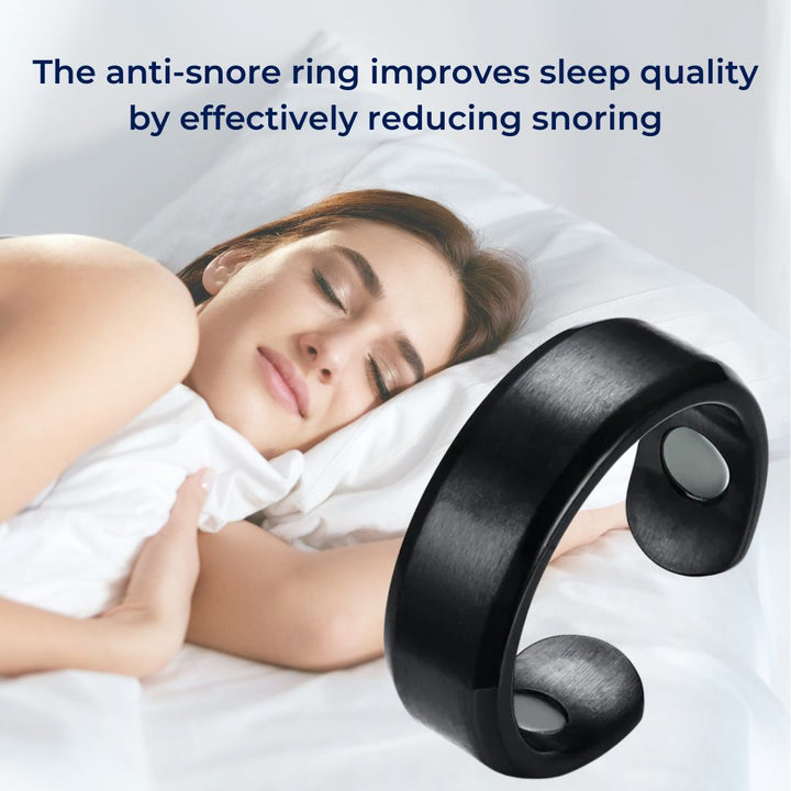 QuietRest Anti-Snore Ring | Reduces Snoring for Better Sleep - Helps Clear Airways and Improves Rest Quality Kalsten