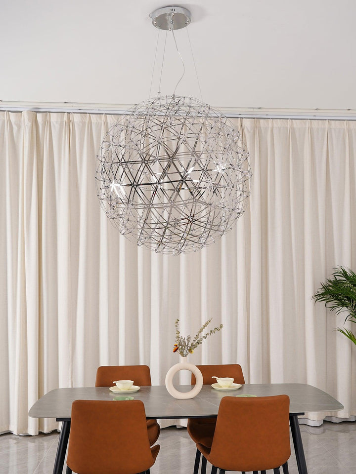 Silver Spark Ball Drop light Pendant Light | Kalsten