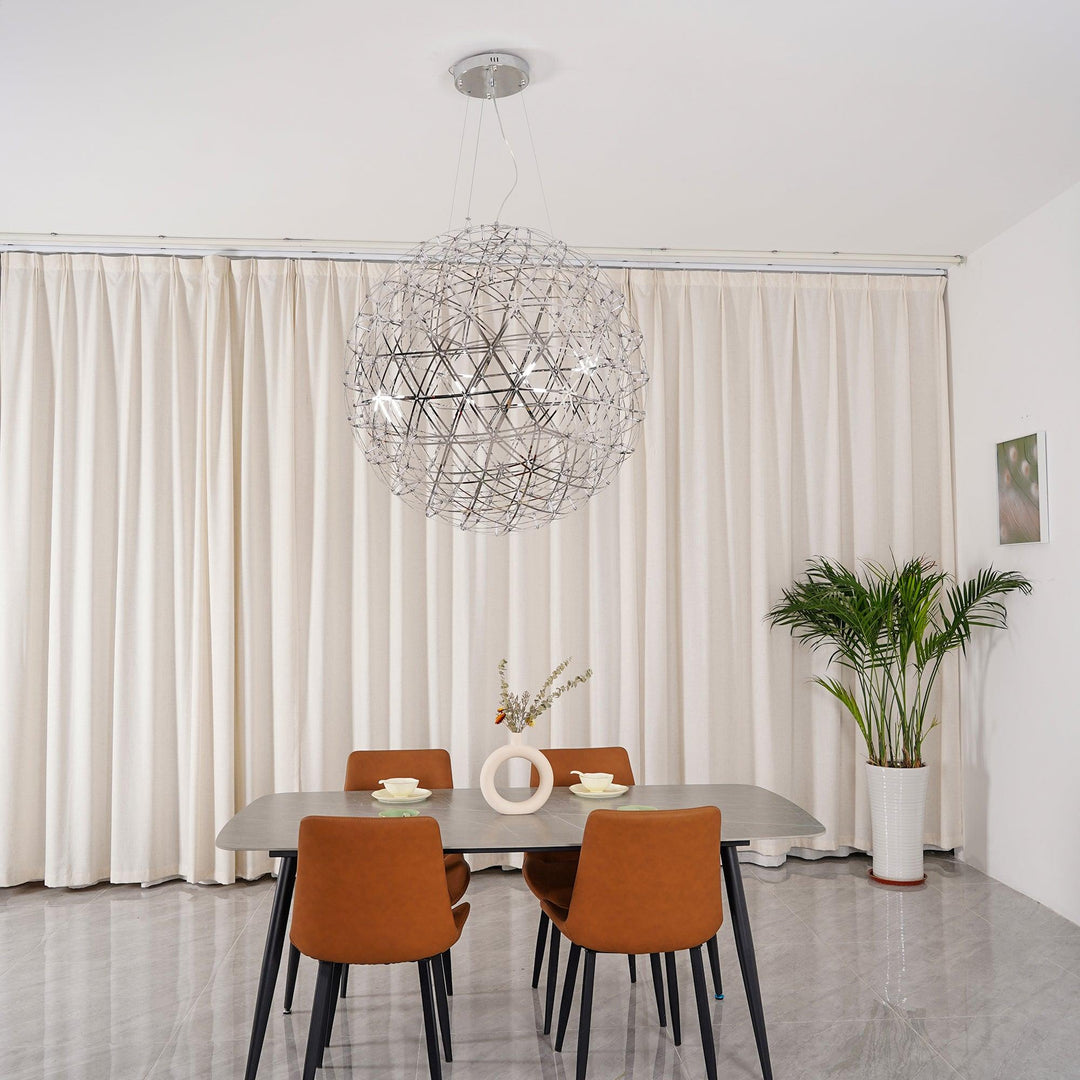 Silver Spark Ball Drop light Pendant Light | Kalsten