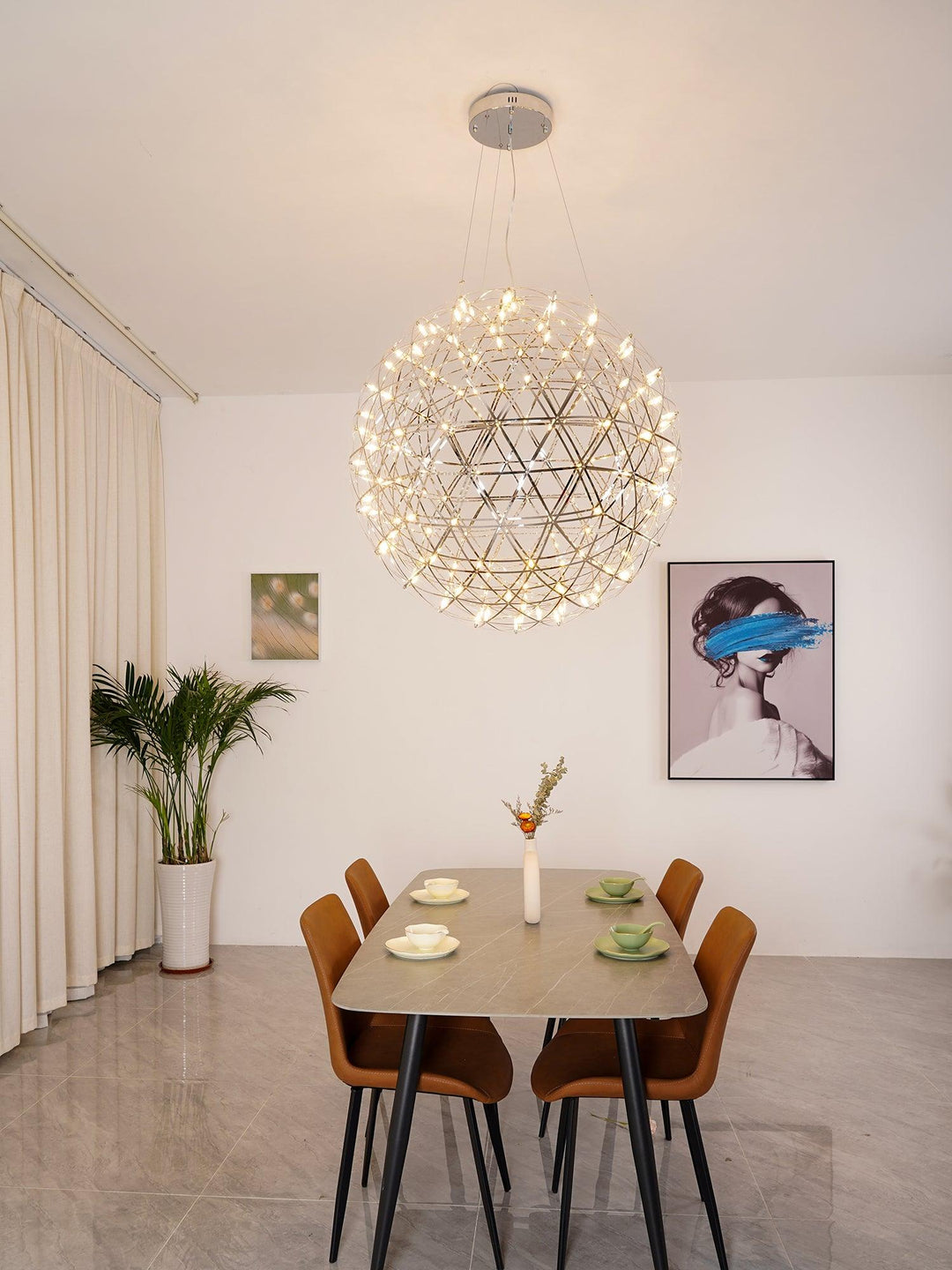 Gold Spark Ball Droplight Pendant Light | Noxord