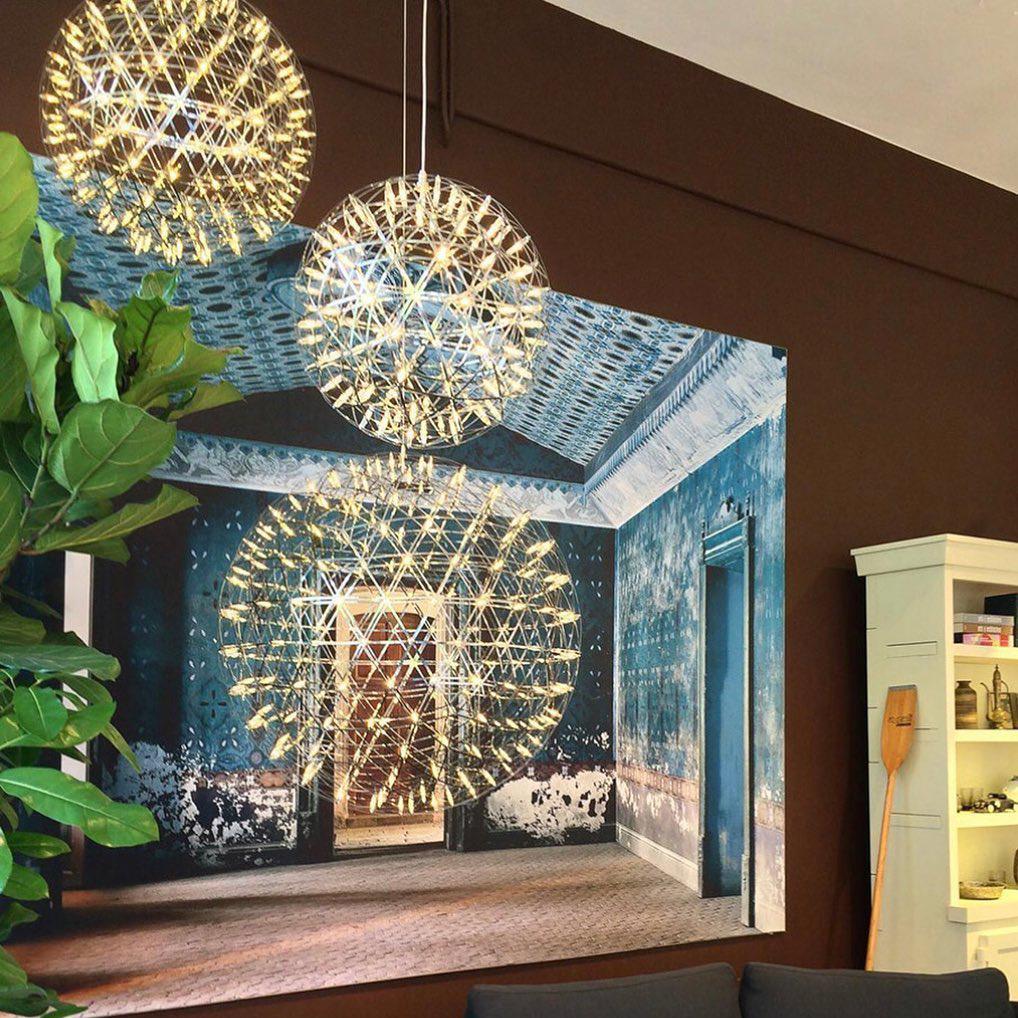 Gold Spark Ball Droplight Pendant Light | Noxord
