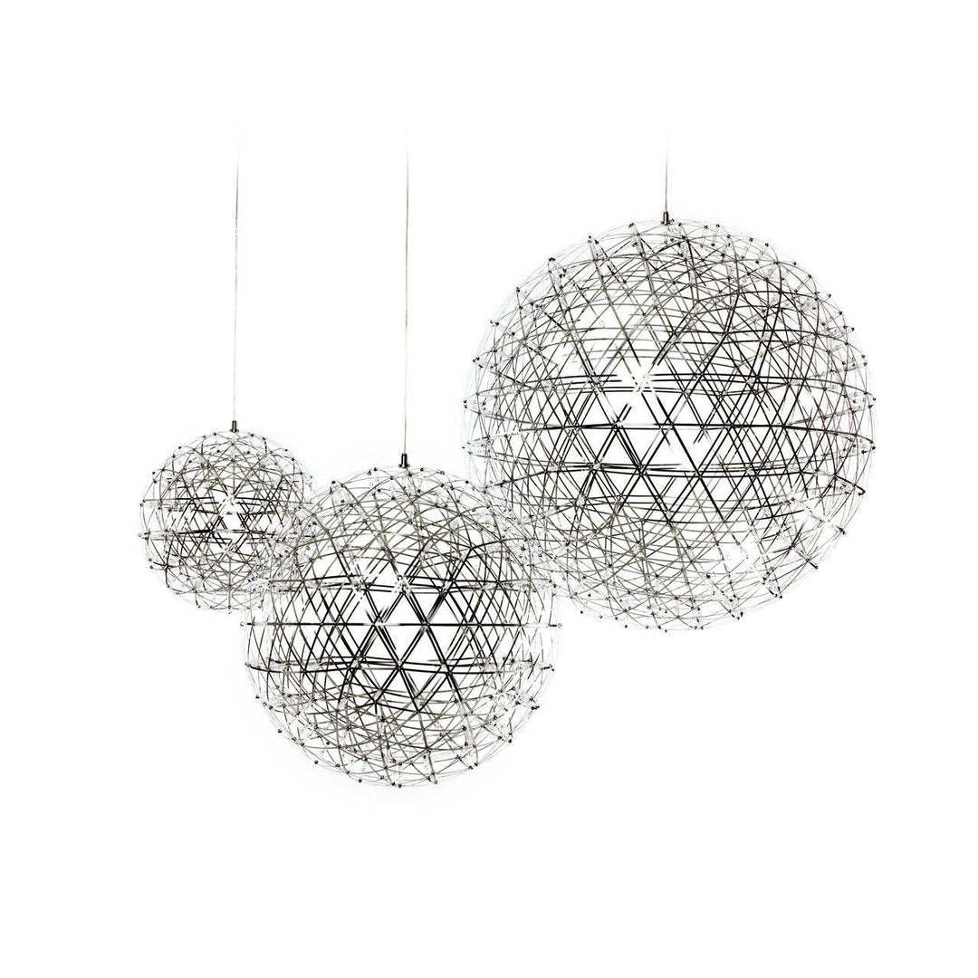 Silver Spark Ball Drop light Pendant Light | Kalsten