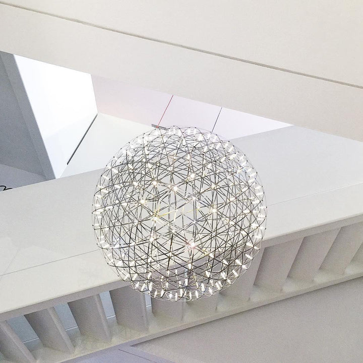 Silver Spark Ball Drop light Pendant Light | Kalsten