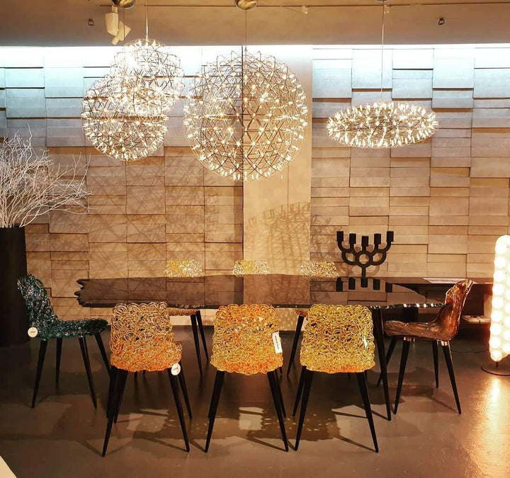Gold Spark Ball Droplight Pendant Light | Noxord