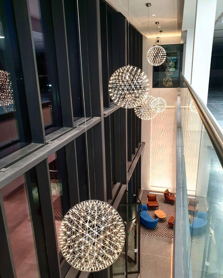 Gold Spark Ball Droplight Pendant Light | Noxord