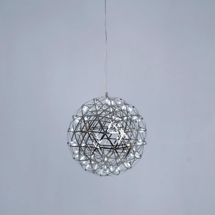Silver Spark Ball Drop light Pendant Light | Kalsten